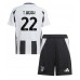 Maillot de foot Juventus Timothy Weah #22 Domicile vêtements enfant 2024-25 Manches Courtes (+ pantalon court)